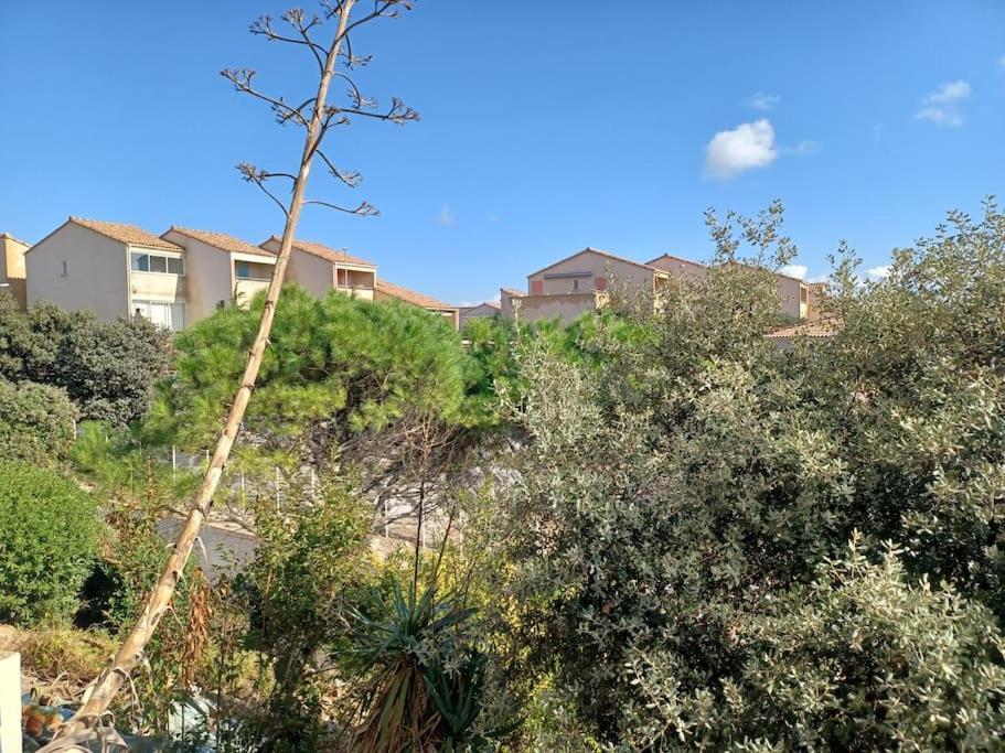 Plain-Pied, Terrasse, Piscine, Pleine Vue Mer, Plage A 6' A Pied, Parking, Wifi Fleury  Exterior foto